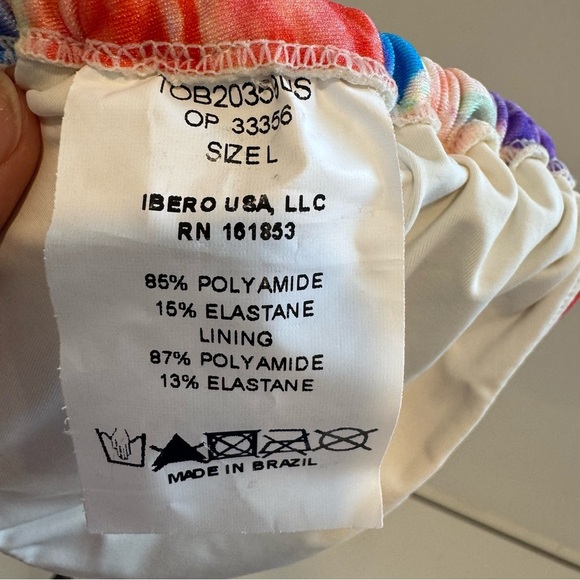 PatBO Violet String Bikini Top Cherry Large - Picture 7 of 7